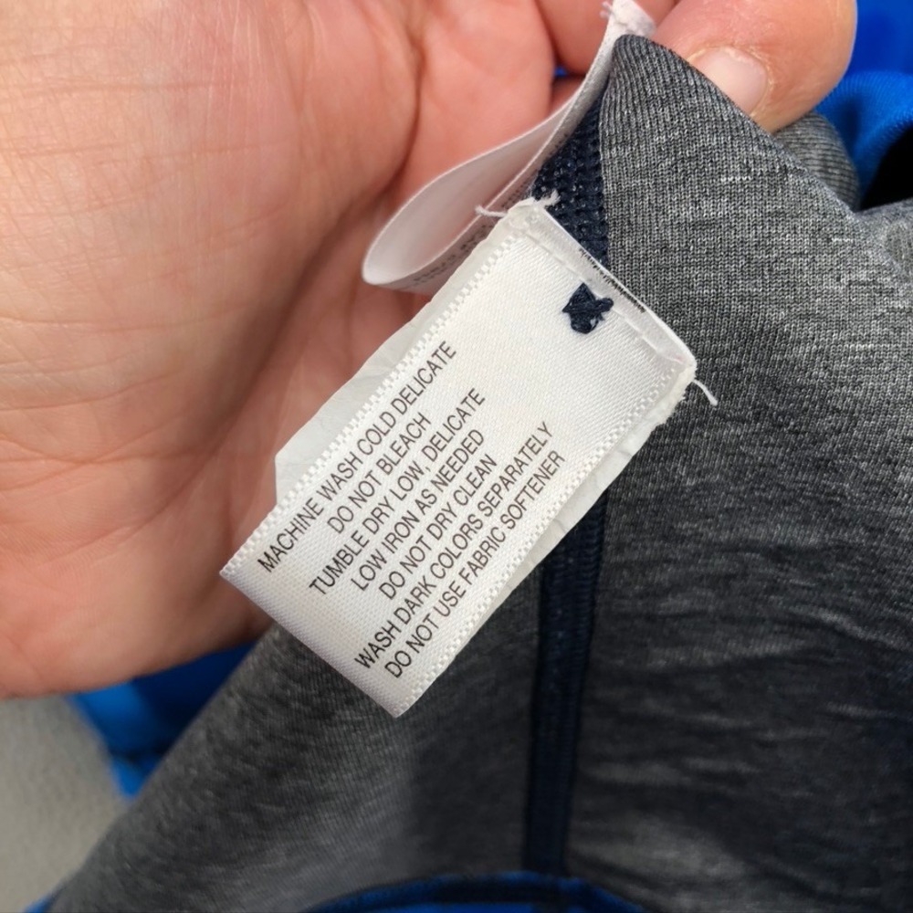 Cutter & Buck Pullover Mens Medium Blue MCK09425 Quarter Zip Long Sleeve Stretch - Picture 7 of 10